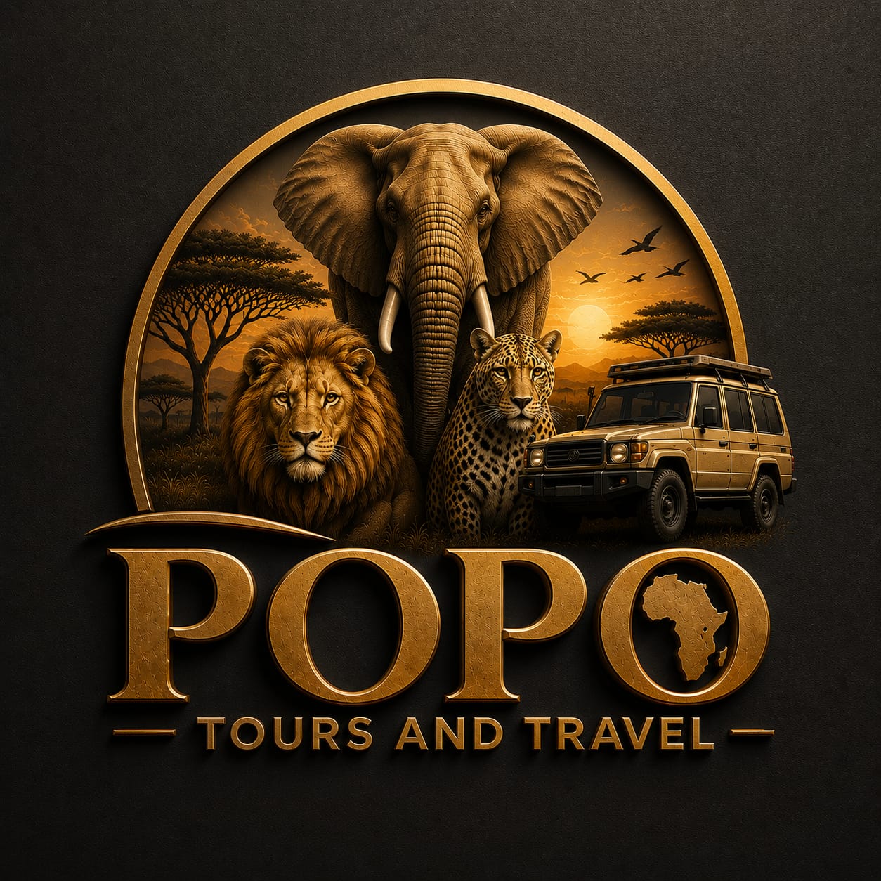Popo Tour & Travel Logo